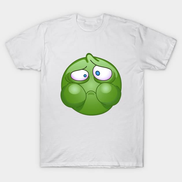 Nauseated Emoticon T-Shirt by DigiToonsTreasures